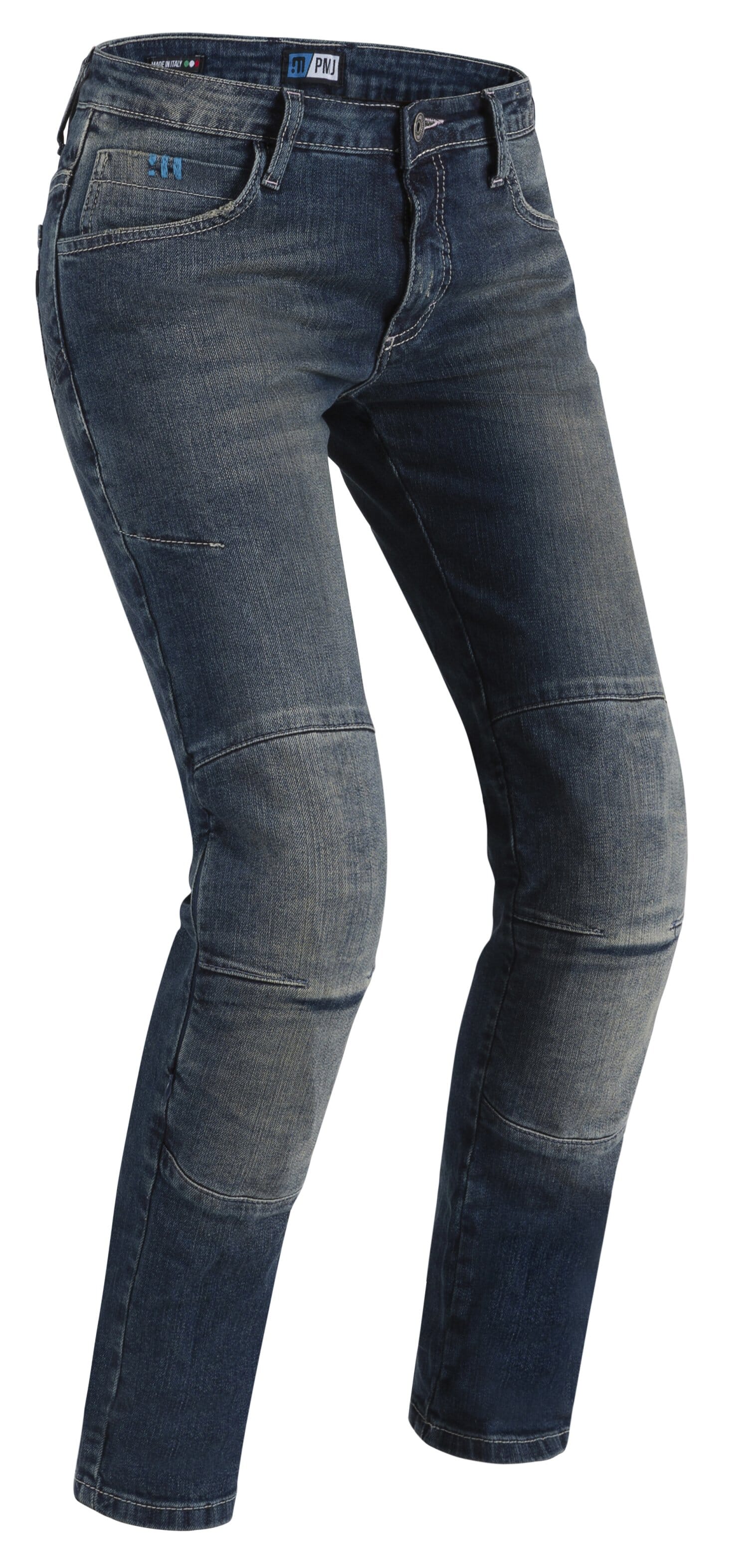 PMJ VEGM13 jeans da moto, Vegas Mid, Blu, 44 IT