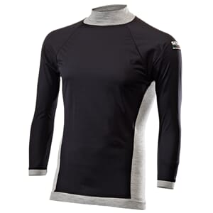 SIXS MER. LONG SL. TURTLEN. JERS. WI.SH. LIGHT GREY