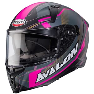 CABERG AVALON X OPTIC MATT BLACK/GREY/FUCHIA