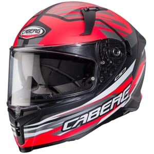 CABERG AVALON X KIRA MATT BLACK/GREY/RED FLUO