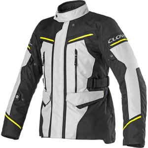 CLOVER STORM-4 WP JACKET LYS GRÅ/LYS GRÅ/SORT/GUL