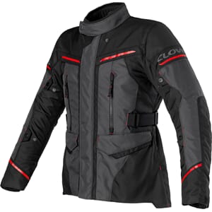 CLOVER STORM-4 WP JACKET MØRK GRÅ/SORT/RØD
