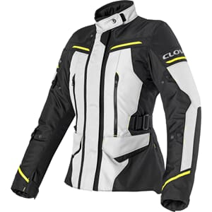 CLOVER STORM-4 WP LADY JACKET LYS GRÅ/SORT/GUL