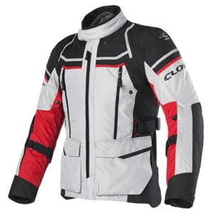 CLOVER OUTLAND-2 WP JACKET LYS GRÅ/RØD