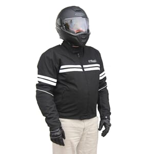 ARTECH STRIPE JAKKE, SORT