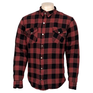 KEVLARSKJORTE BOBBER RØD/SORT