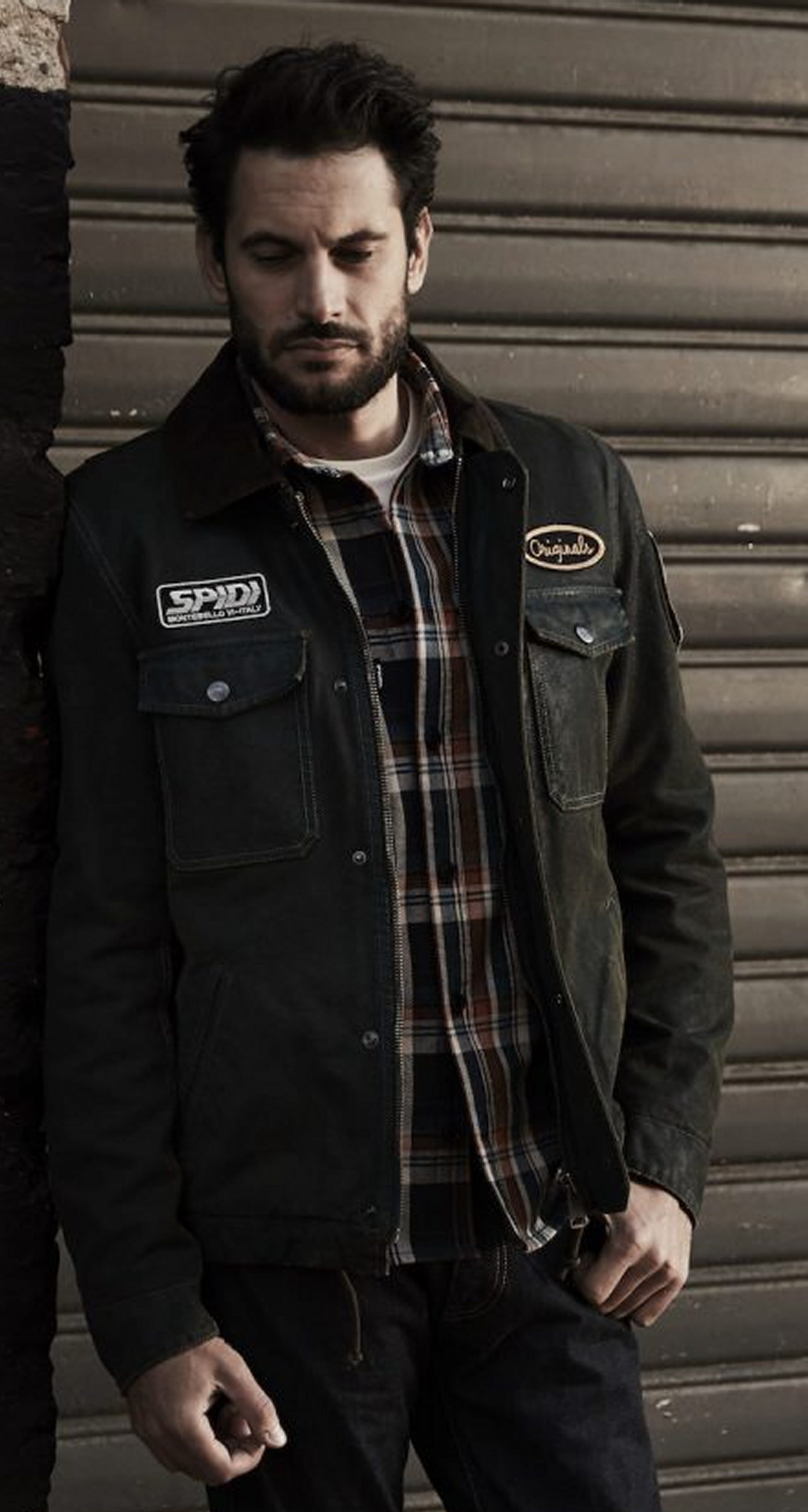 SPIDI ORIGINALS TEX LIM. JAKKE, BLACK - NorSafe MC