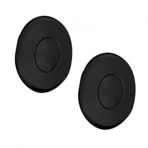 FESTESETT CABERG SOHO og UPTOWN, SIDEPLATER SORT MATT, A7876