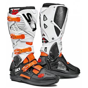 SIDI CROSSFIRE 3 SRS ORANGE FLUO/SORT/HVIT