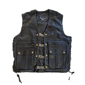 SKINNVEST CHICAGO M/SNØRING