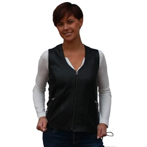 SKINNVEST ANDREA (GLIDELÅS I FRONT)